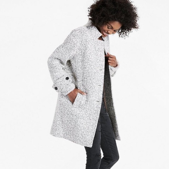 Lucky Brand Boucle Wool Coat XS - Picture 10 of 10